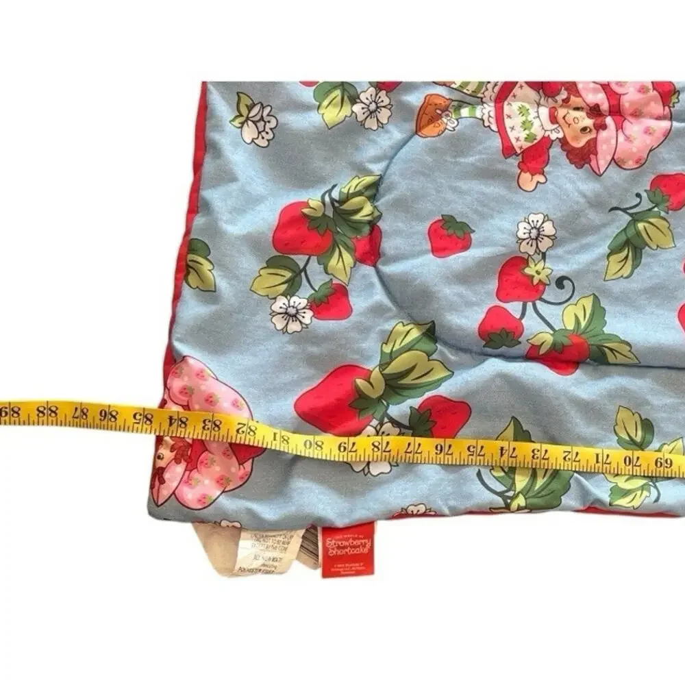 STRAWBERRY SHORTCAKE Reversible Kids Comforter Jay Franco Red & Blue TWIN